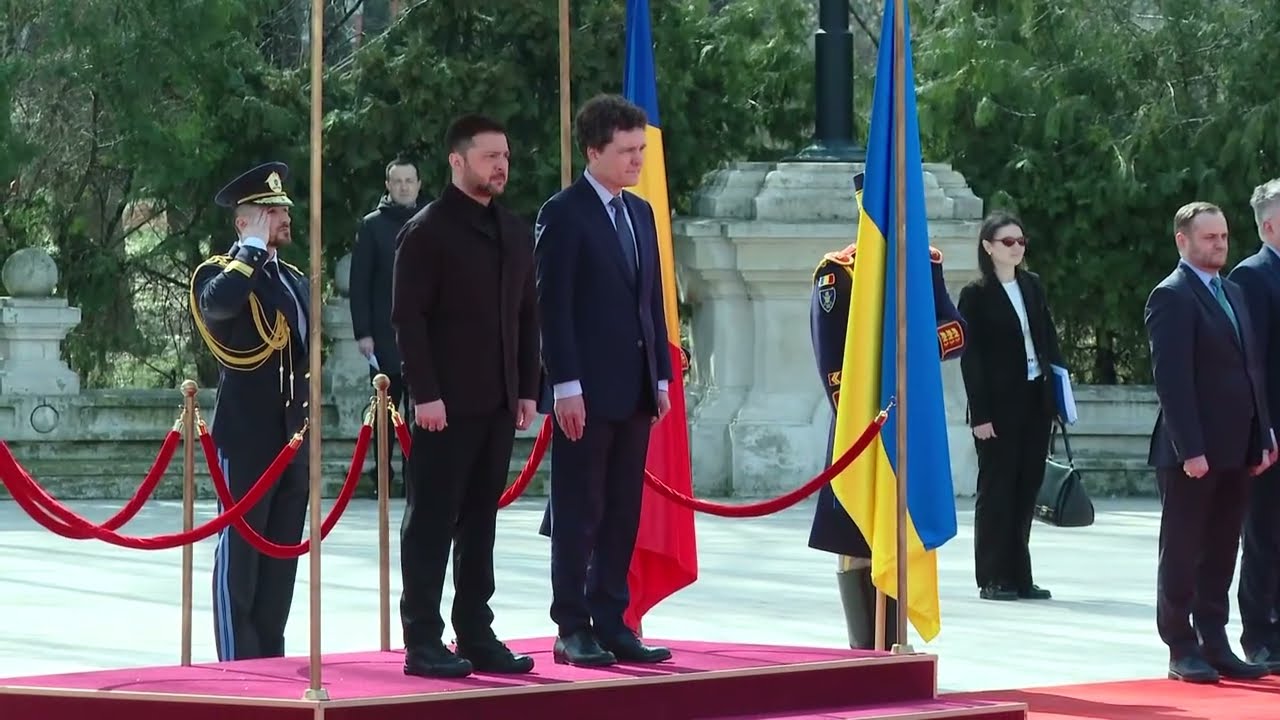 🟢 LIVE Primirea Președintelui Ucrainei la Palatul Cotroceni, cu ocazia vizitei oficiale în România