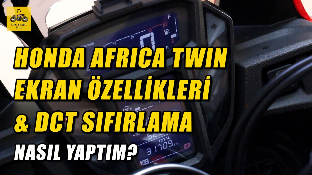 Africa Twin Ekran Özellikleri & DCT Sıfırlama | Hayat Motorla Güzel