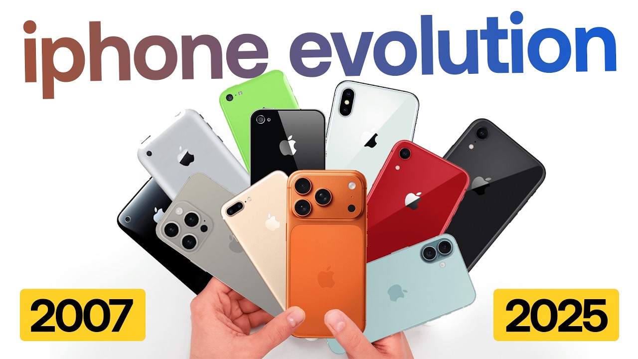 iPhone Evolution Explained &ndash; From the First iPhone to&nbsp;iPhone&nbsp;17