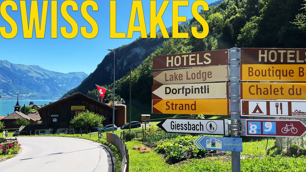 Majestic 🇨🇭 Swiss Lakes 🇨🇭 — Exploring Lungern and Brienz Lakes in 4K Walking Tour