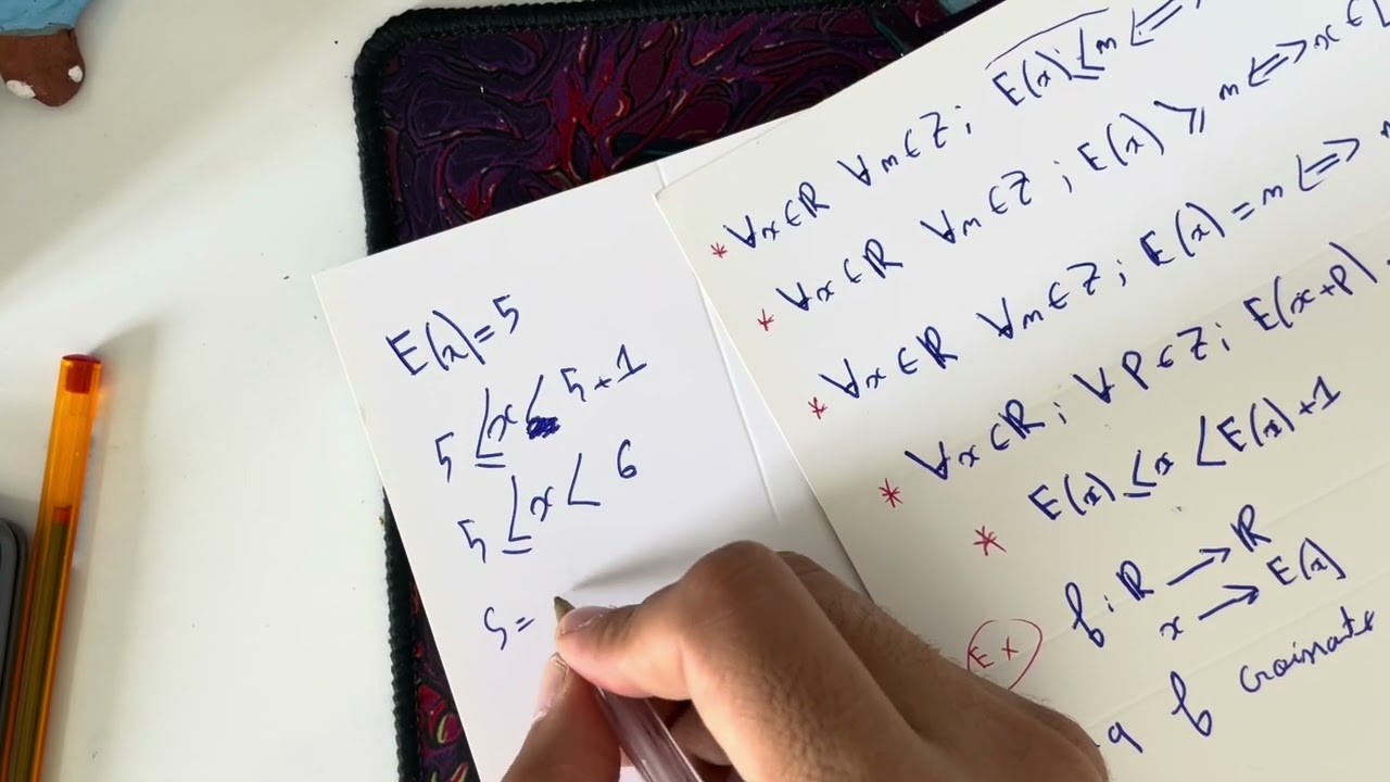 La partie entière 1ére bac SM