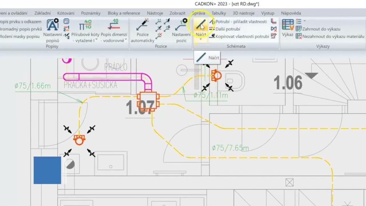 PREZENTACE: vzduchotechnika v rodinn&yacute;ch domech (CADKON+ MEP)