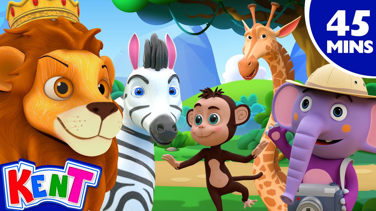 [4K] Who Could I Be? Guess The Animals🦒| Kids Songs and Nursery Rhymes | Kent The Elephant
