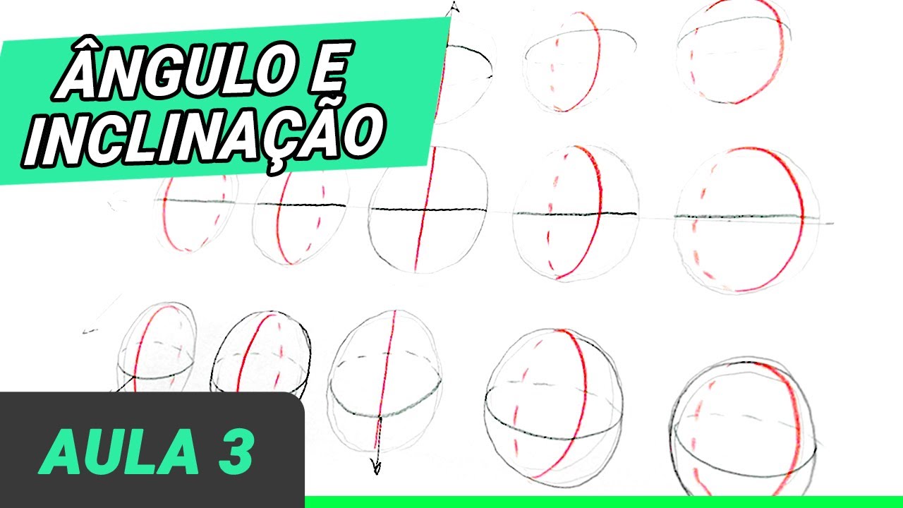 Como Desenhar Rostos #Aula 3 - construindo Esfera  e rotacionando | Curso de desenho Grátis 2023