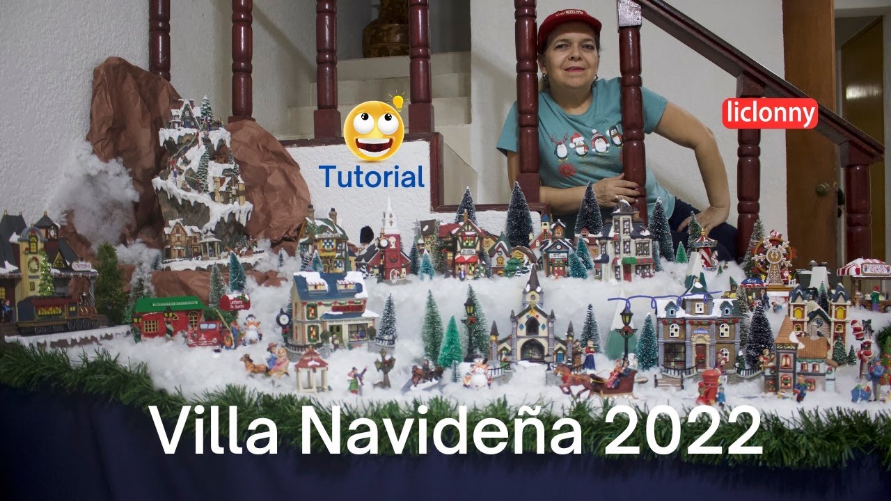 Tutorial para armar una villa Navide&ntilde;a. liclonny