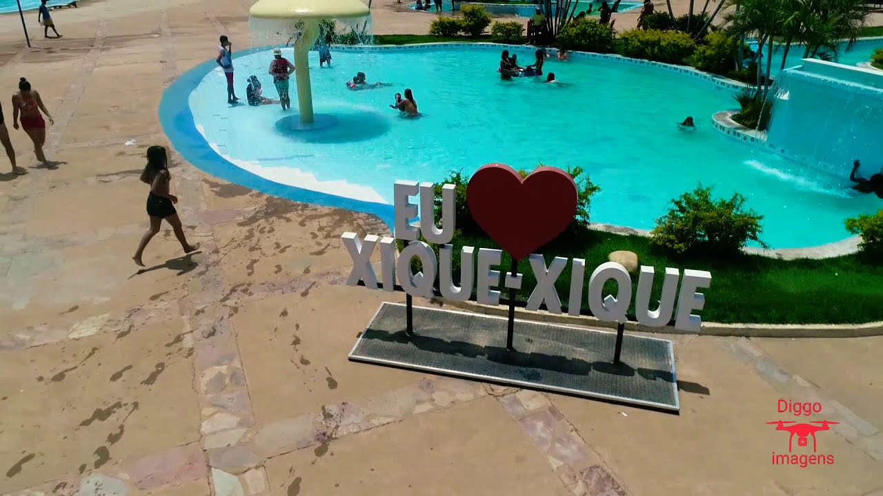 Parque aquático Xique Xique Bahia Brasil visão aérea
