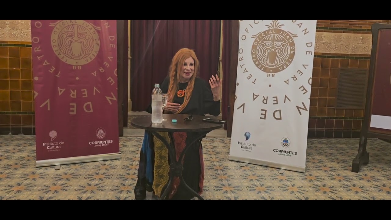 Nacha Guevara brindó una masterclass en Corrientes