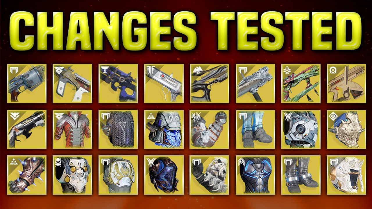 ALL EXOTIC UPDATES TESTED in Episode Revenant (Armor & Weapon Overhauls) 【 Destiny 2 】