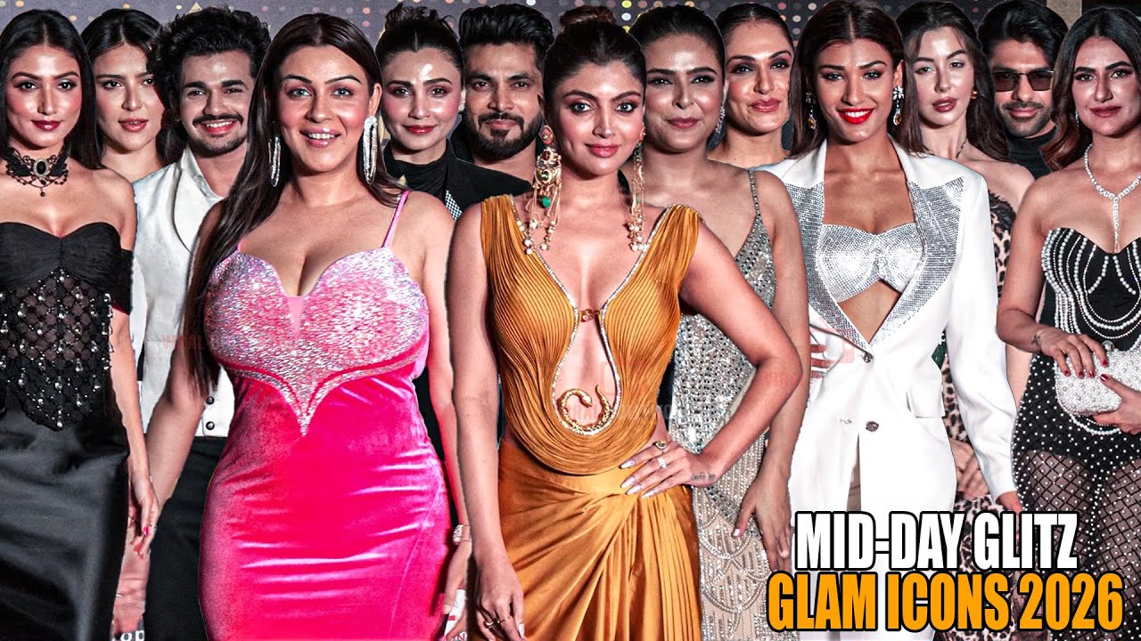 Mid-Day Glitz & Glam Icons 2026 ✨ | Madhurima Tuli, Khan Zaadi, Shiv Thakare, Nehal And More