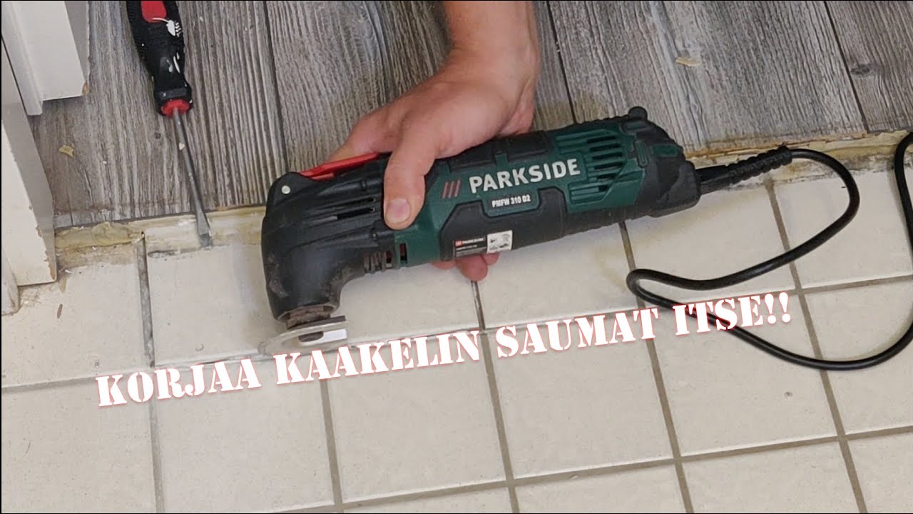 Kaakelin sauman korjaus