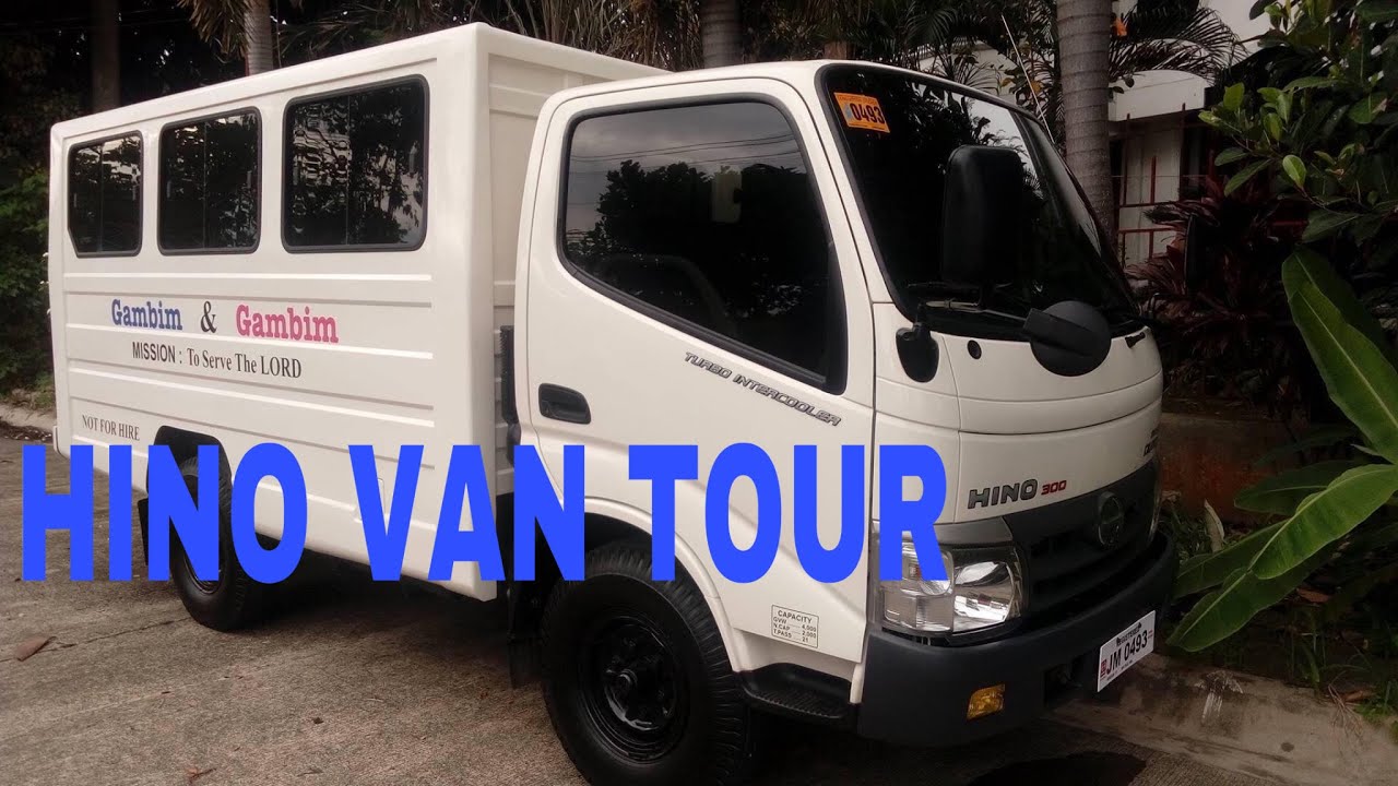 HINO 300 UTILITY VAN TOUR || MY HUSBAND’S FAITH || Gambim&Gambim DeLa Cruz