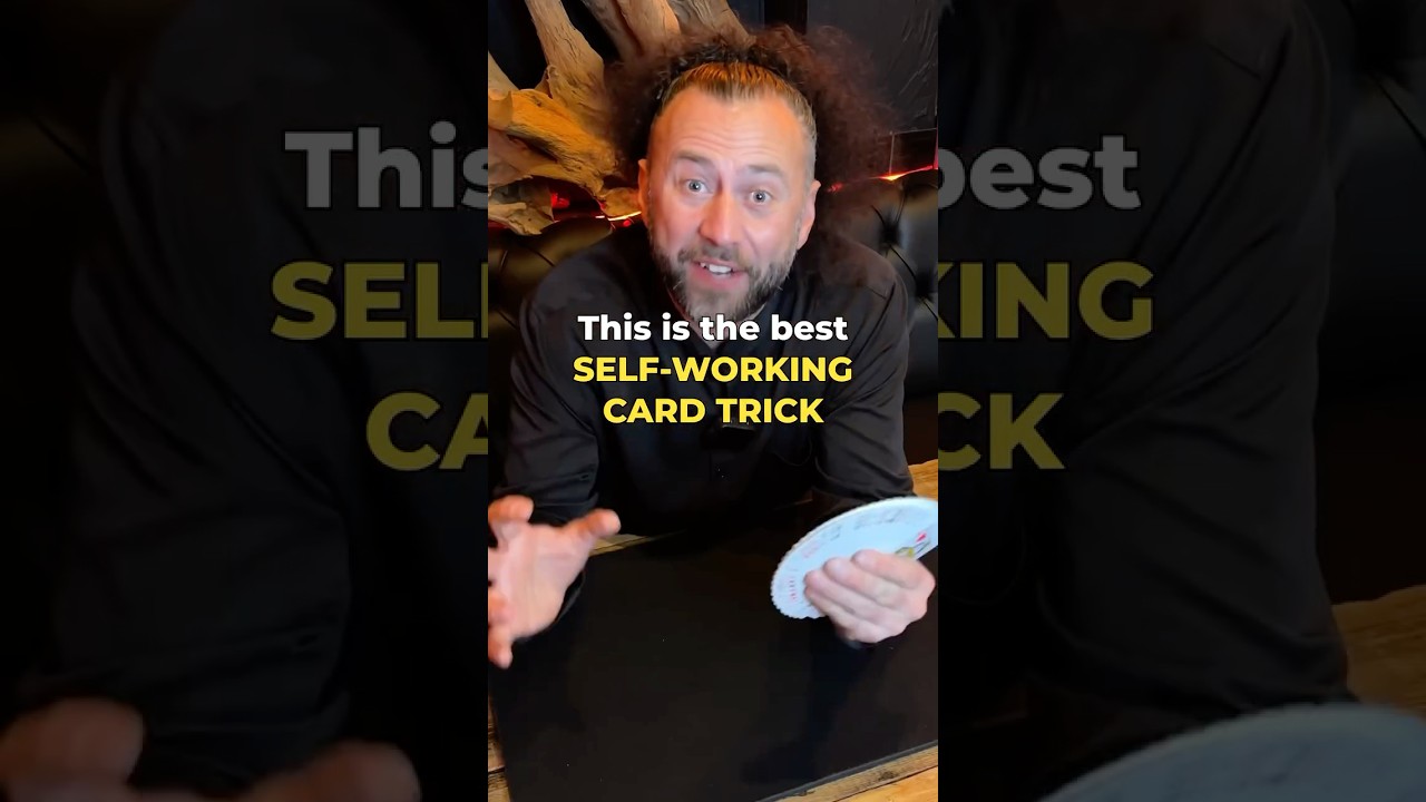 👀 Self-working card trick tutorial! }cardtrick 