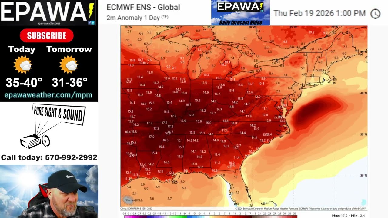 Wednesday February 11th, 2026 video forecast