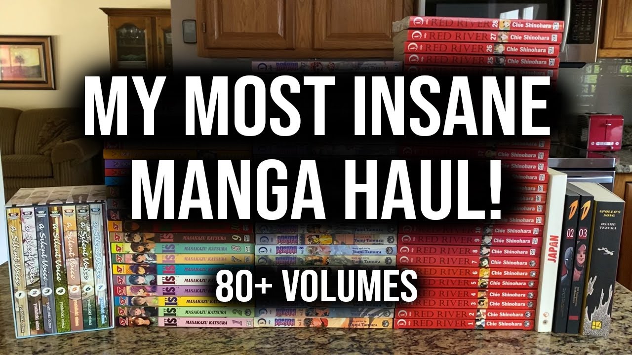 The MOST INSANE Manga Haul You Will Ever See! | 80+ Volumes!