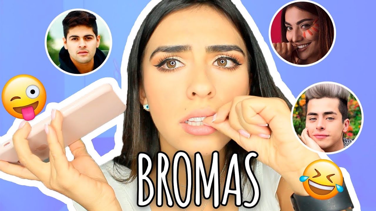 BROMAS TELEFÓNICAS a Youtubers l Jessica Bohórquez
