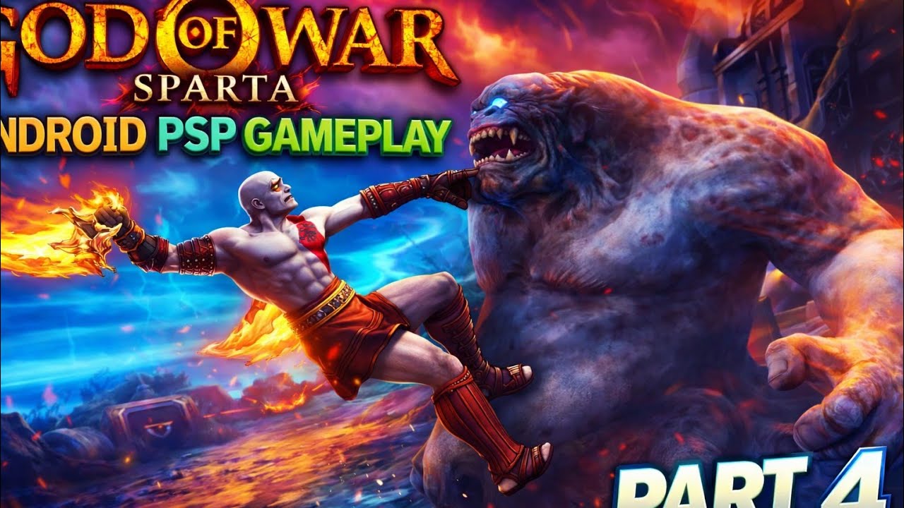 God of War Sparta Ghosts of Sparta Android PSP Gameplay Part #4