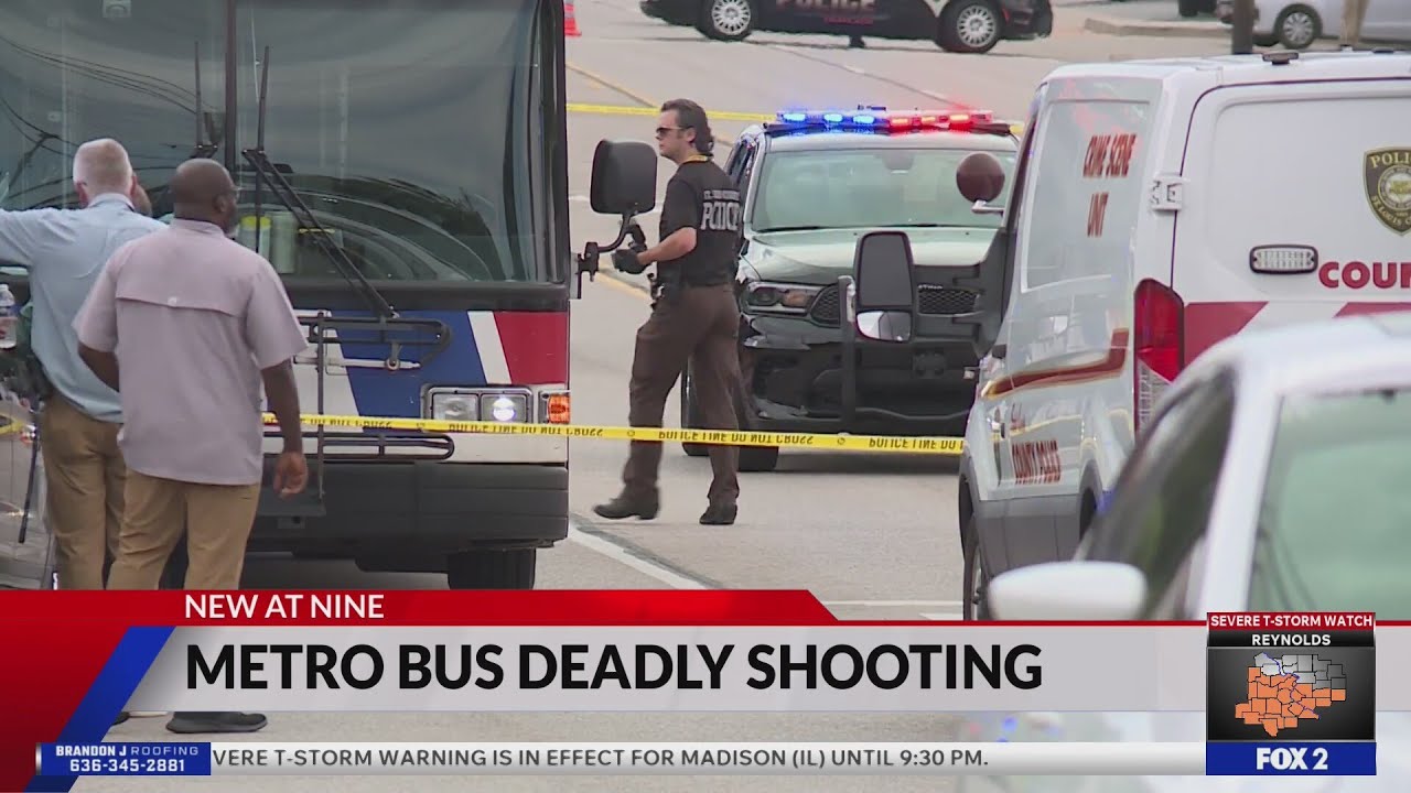Shooting on MetroBus in St. Louis County leaves two dead