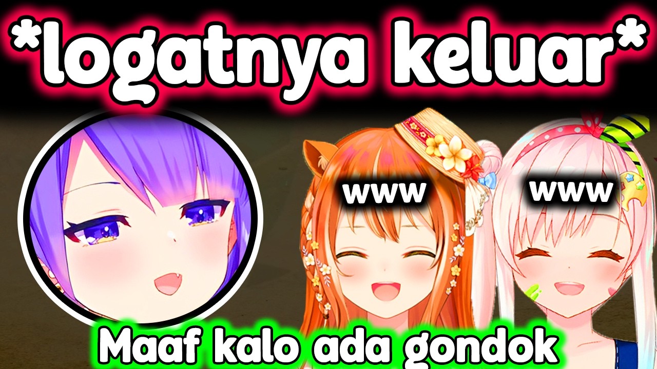 Moona Keluar LOGAT-nya Kalo Gondok Dikit Karena Gadiajak ww..【Hololive】