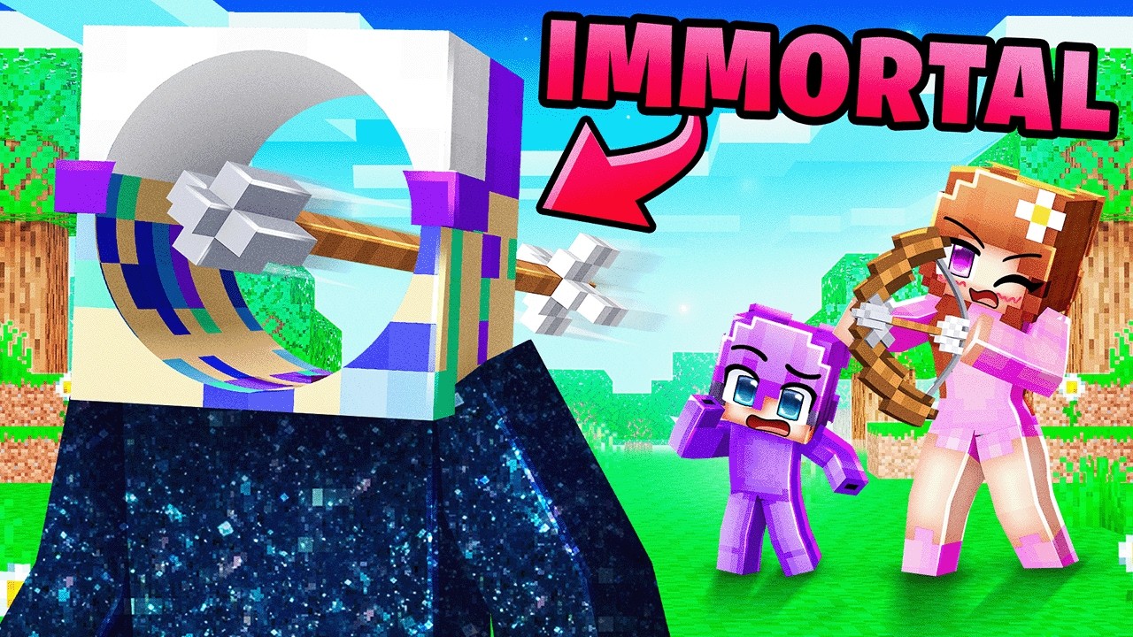 Я добавил бессмертие, чтобы подшутить над другом в Minecraft.
