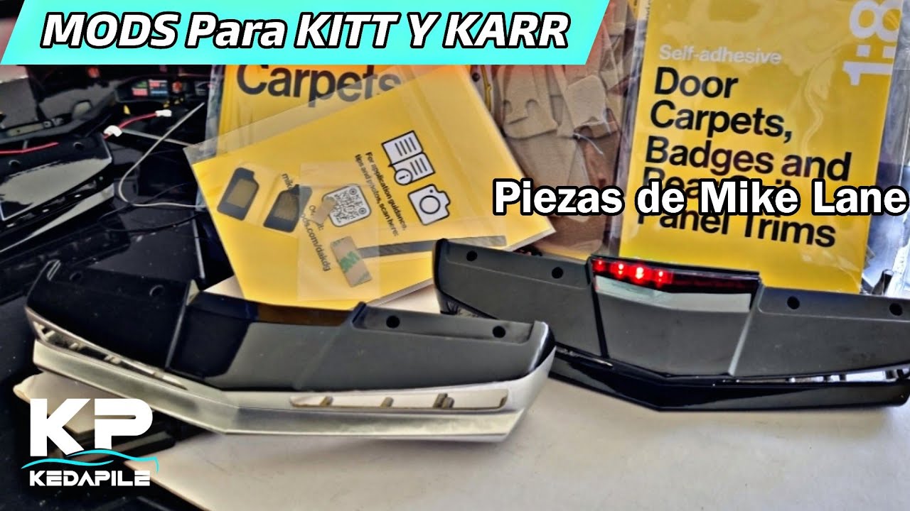 MODS de Mike Lane para KITT y KARR Escala 1:8 de planeta de agostini
