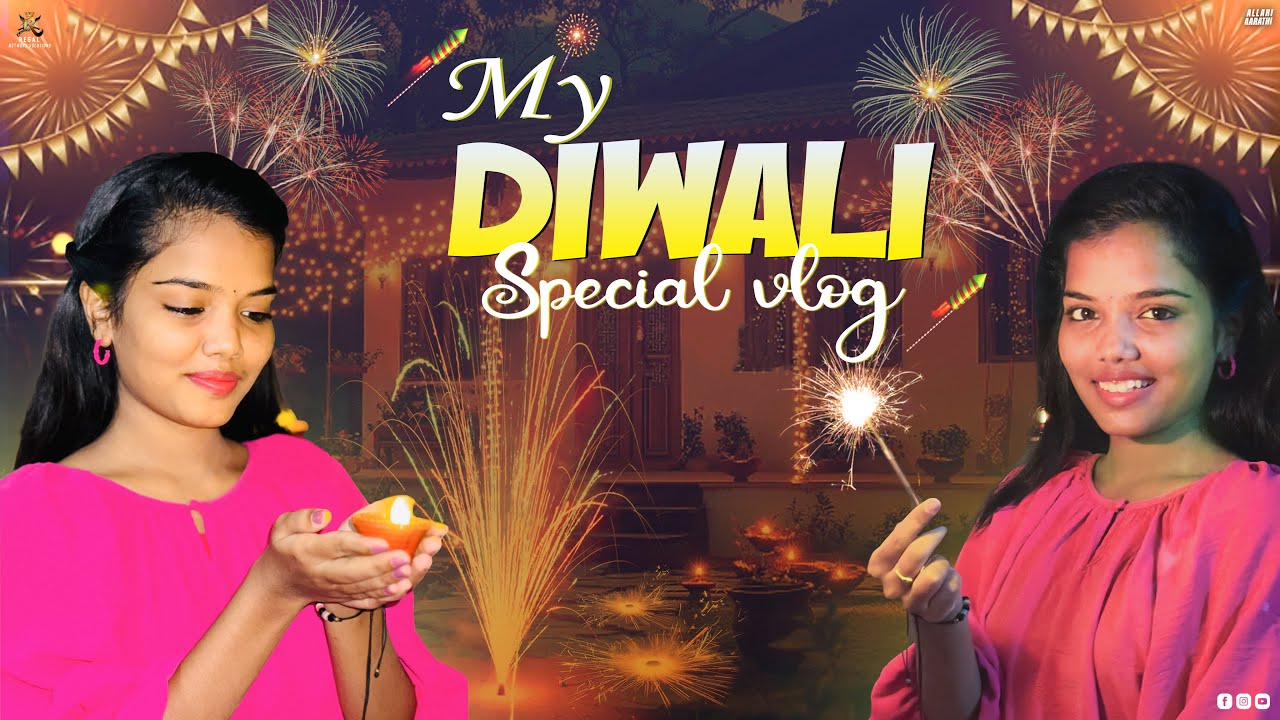 My diwali celebration’s 🪔🎉🎊 || Allari Aarathi Vlogs || Festival vlogs #aarathi #comedy #vlog #family