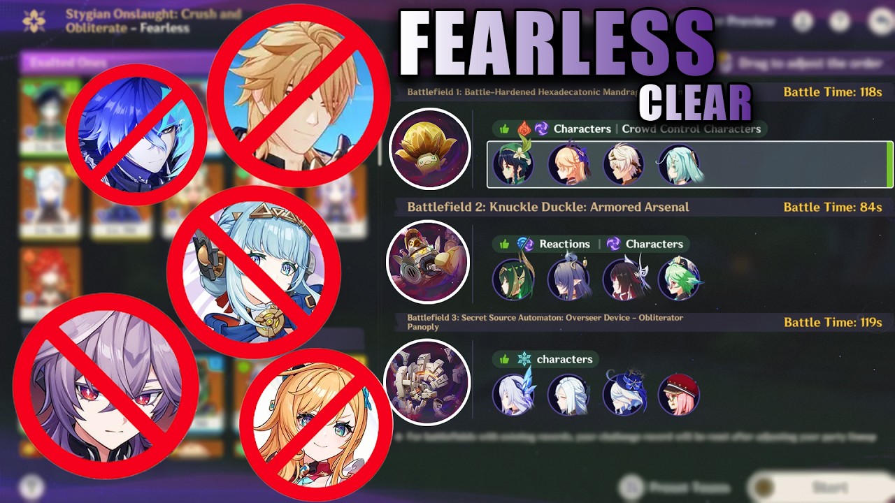 【 New Stygian Onslaught 6.4/Luna V】No Innefa/Flins/Varka/Durin | Fearless Clear | Nefer Brute Force