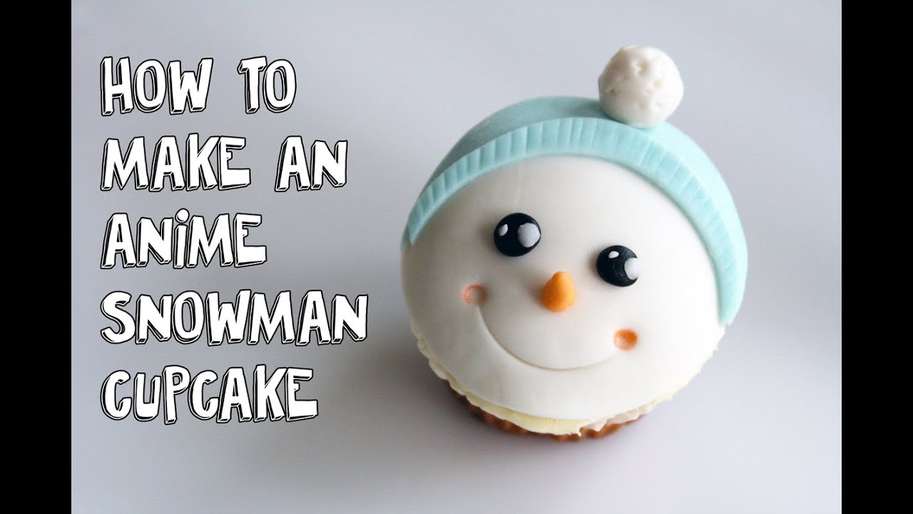 Adorable Fondant Snowman Christmas Cupcakes:Cake Decorating For Beginners