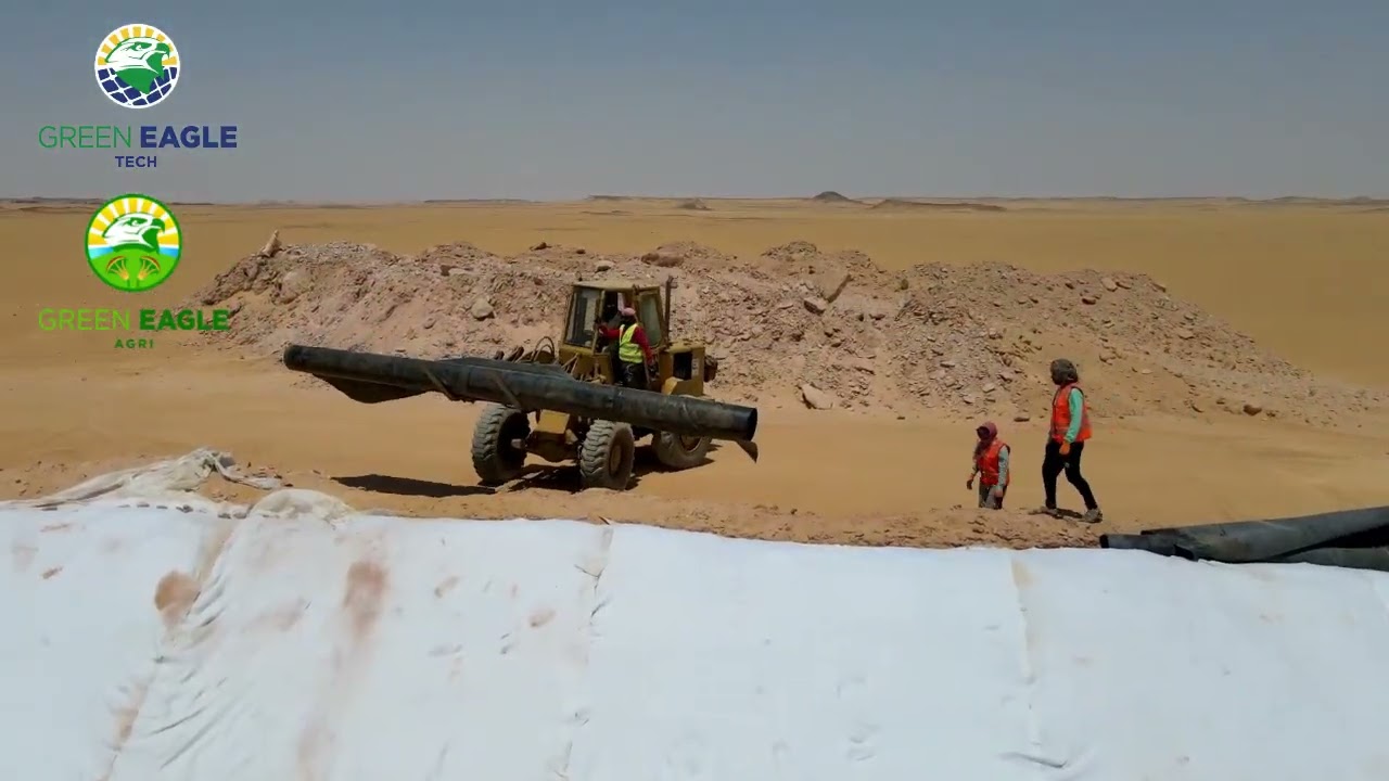 أكبر مشروع لنظام الري المطري في مصر، تنفيذ شركة جرين إيجل تك.