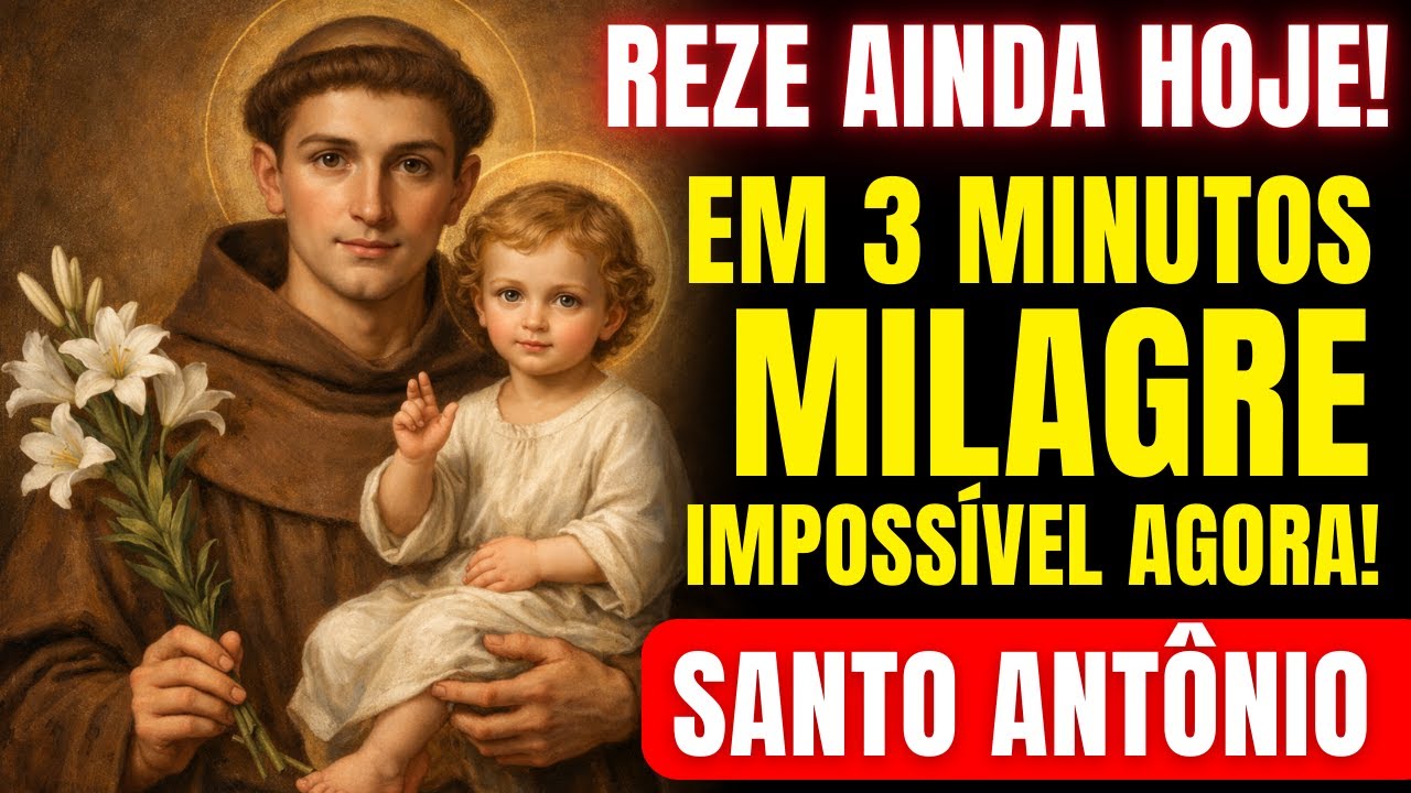 Santo Antônio: faça esta oração e veja o impossível acontecer hoje🙏