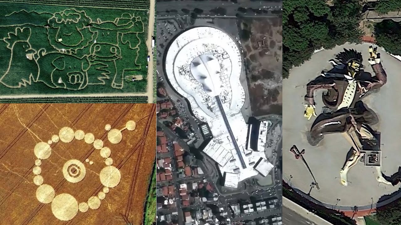 FunnyMap - 10 Funny Places in Google Earth 1