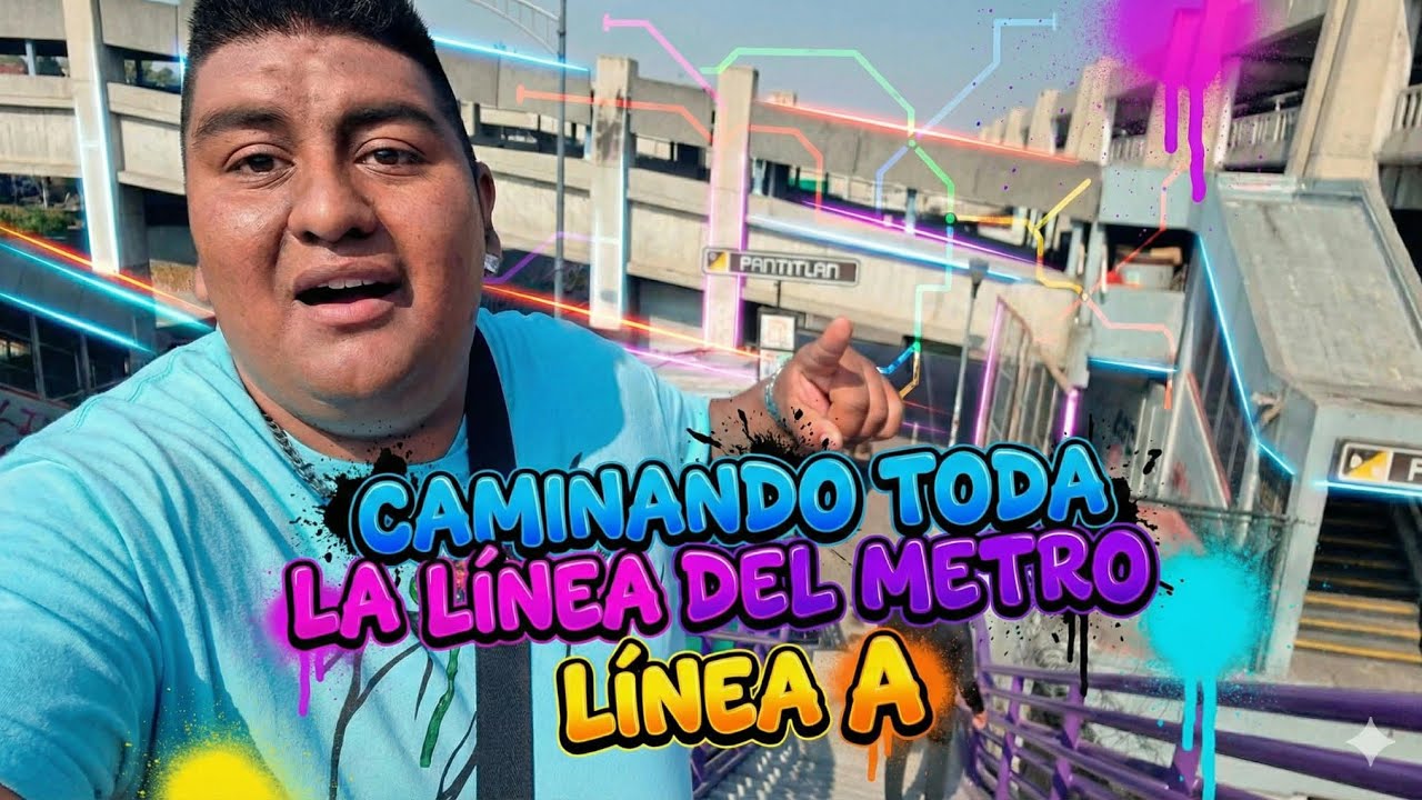 RETO Caminando!!! Toda La Línea A Del Metro 🚇 
