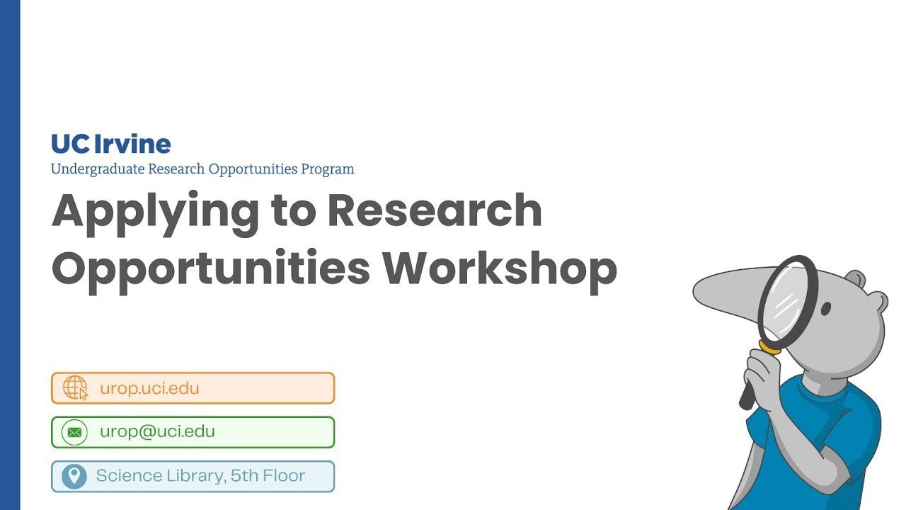 Applying to Research Opportunities