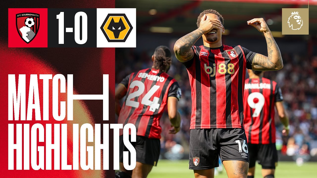 Tavernier strike earns Premier League win over ten-man Wolves | AFC Bournemouth 1-0 Wolves