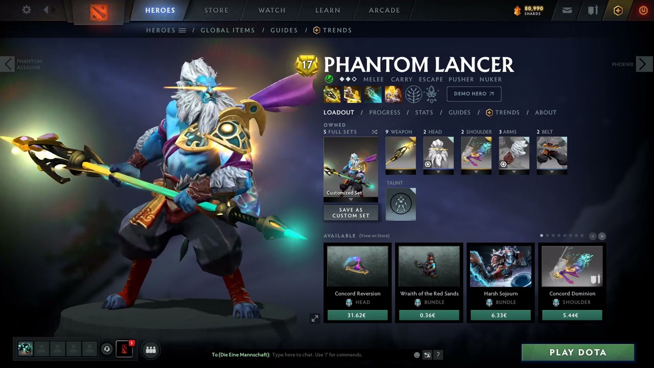 Top5 carry list in 7.29b