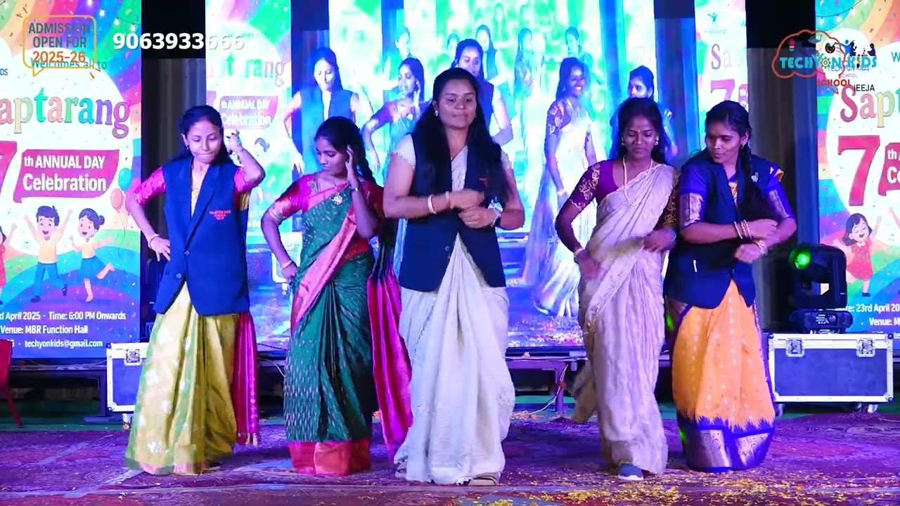 Deewangi Deewangi | Bollywood Style Teacher Dance | Techyon Kids School Annual Day 2025 | Ieeja