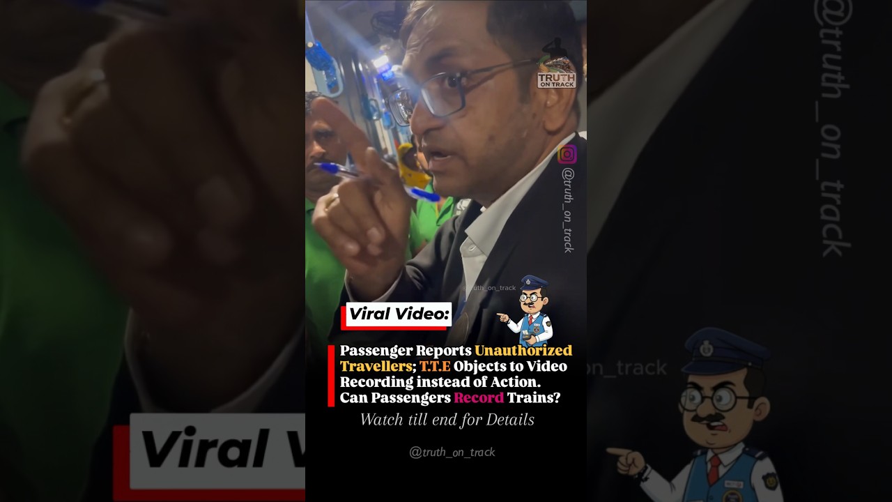 Can Passengers Record Videos in Trains? TTE Objection Raises Questions