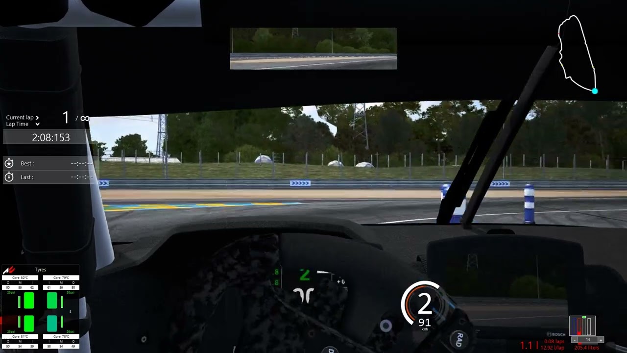 BMW M4 GT3 Le Mans Onboard Lap | 3:51.6 | Assetto Corsa
