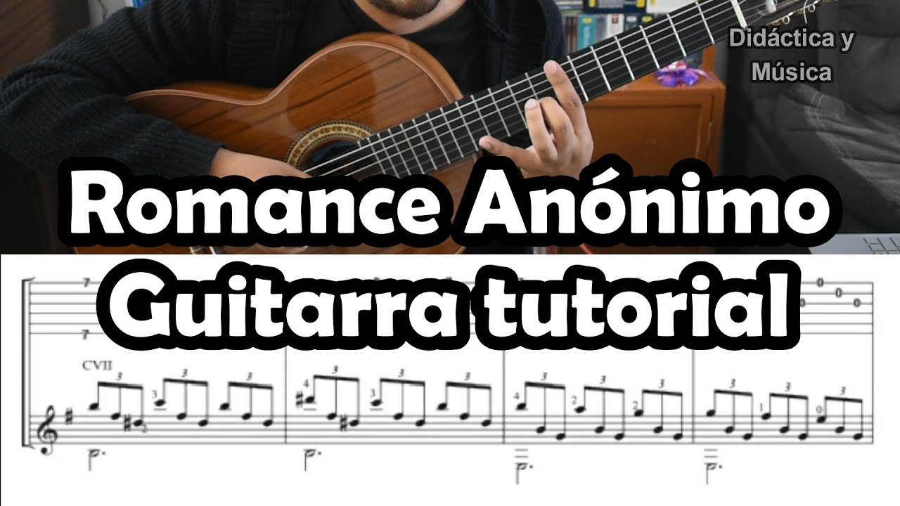 Romance Anónimo - Guitarra tutorial