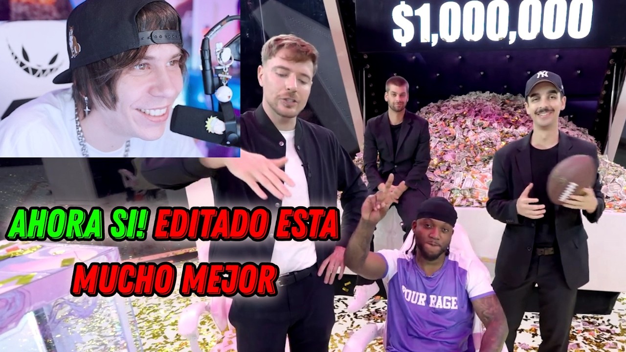 RUBIUS reacciona a LA FINAL EDITADA del directo de MR.BEAST 😮