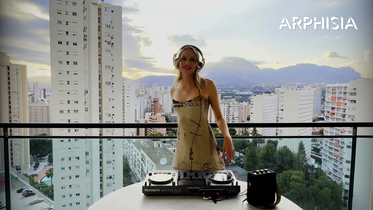 ARPHISIA sunset session in Benidorm Spain 2025 Numark mixtream pro go