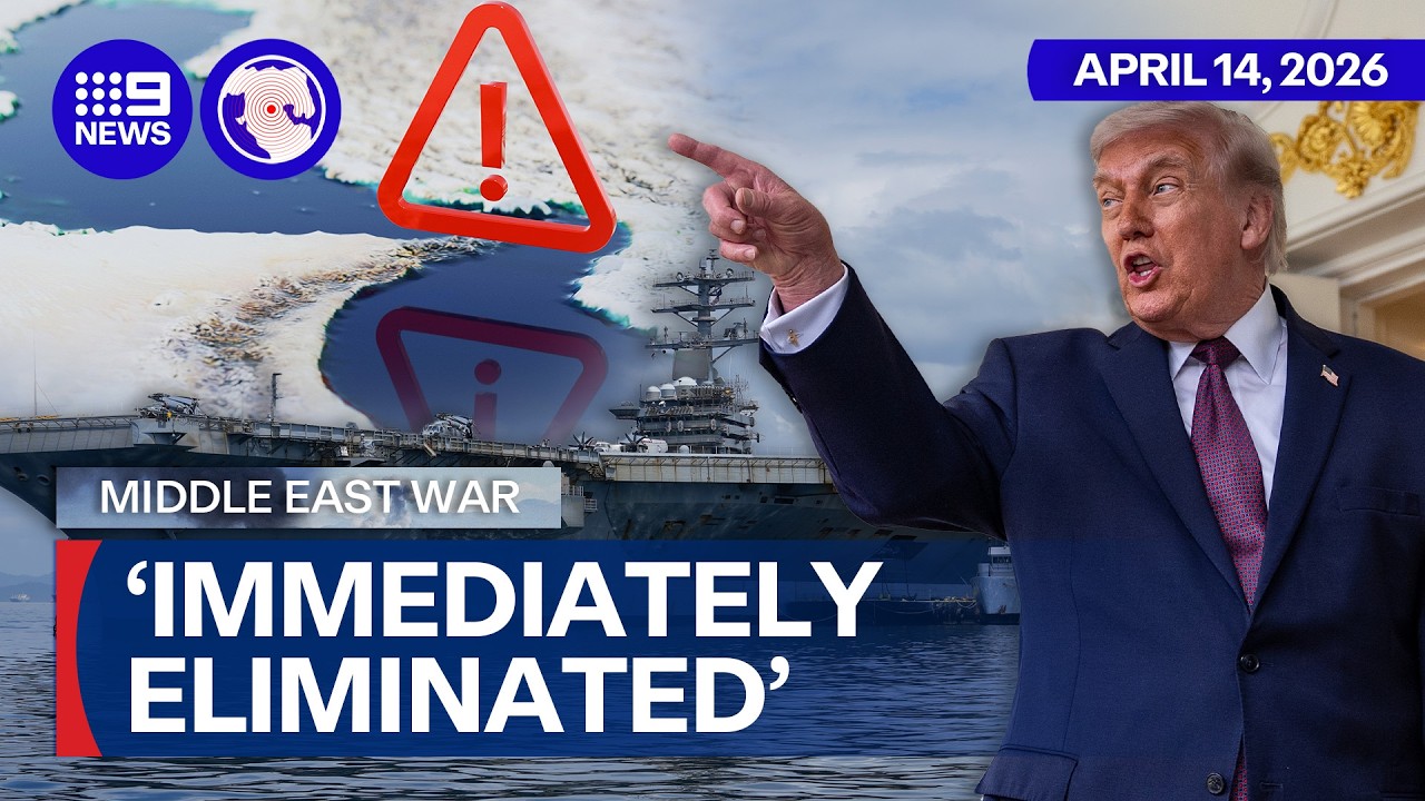 IN FULL: US blockade of Strait of Hormuz begins | 9 News Australia