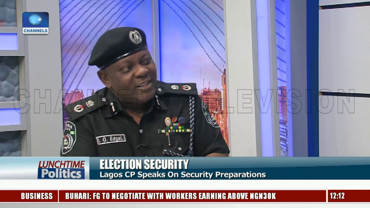 2019 Elections: Lagos CP, Edgar Speaks On security Preparations|Lunchtime Politics|