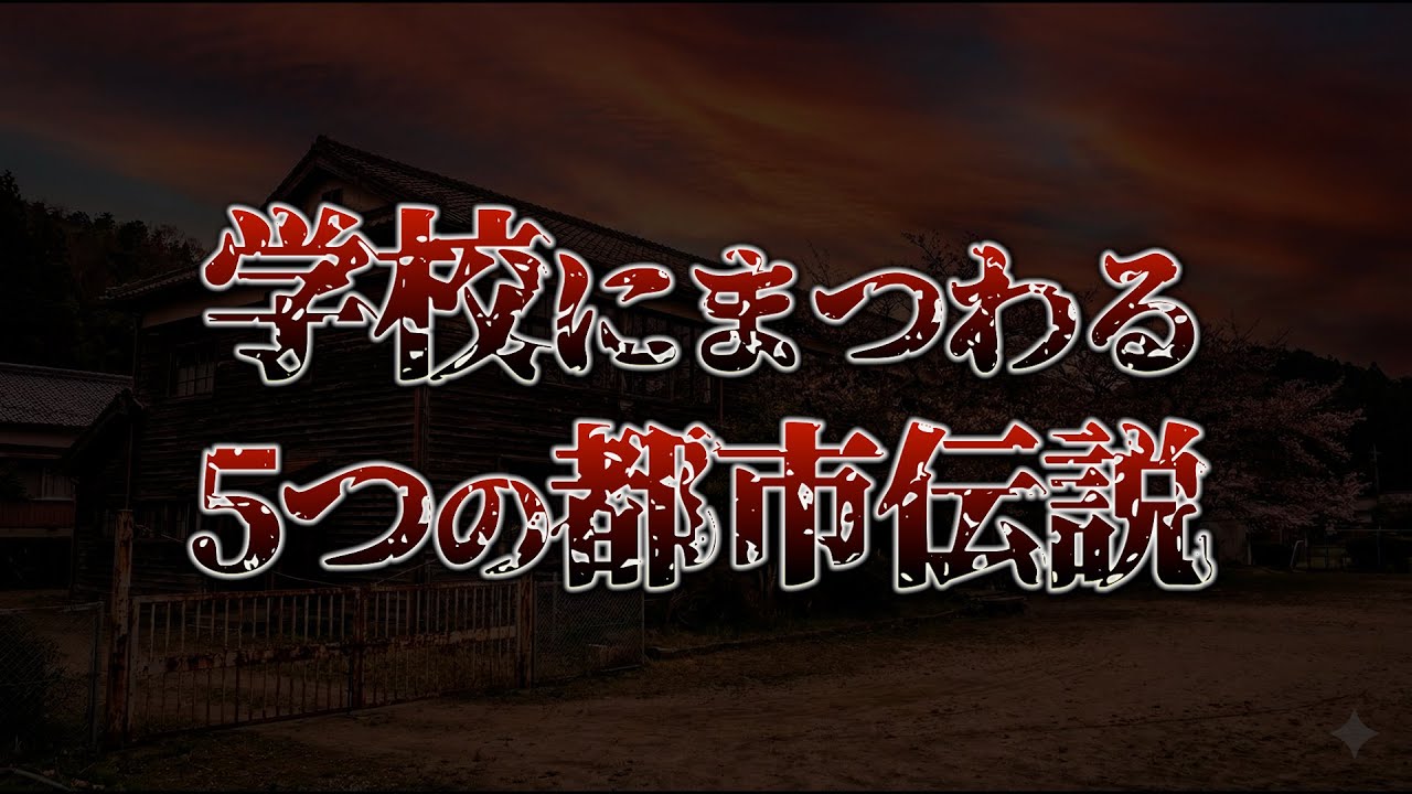 【閲覧注意】学校の階段1【都市伝説・怪談】