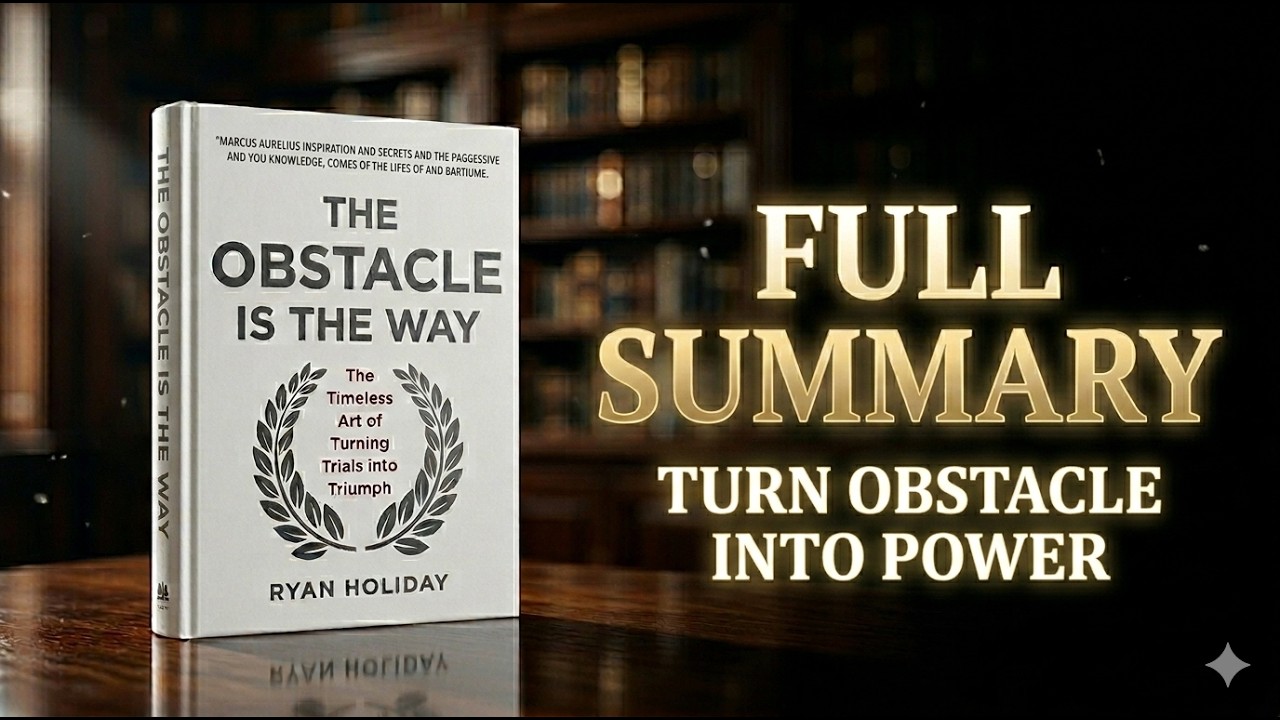 The Obstacle Is the Way — Full Book Summary & Complete Breakdown (All Chapters Explained)