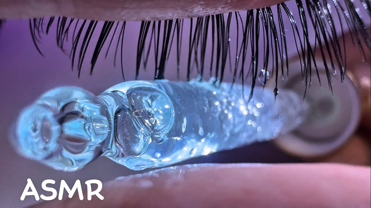 ASMR Eye Cleaning with Mouth Sounds 👁️