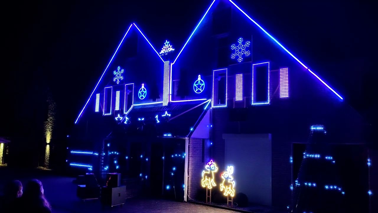 Korte samenvatting van onze kerstlichtshow 2022