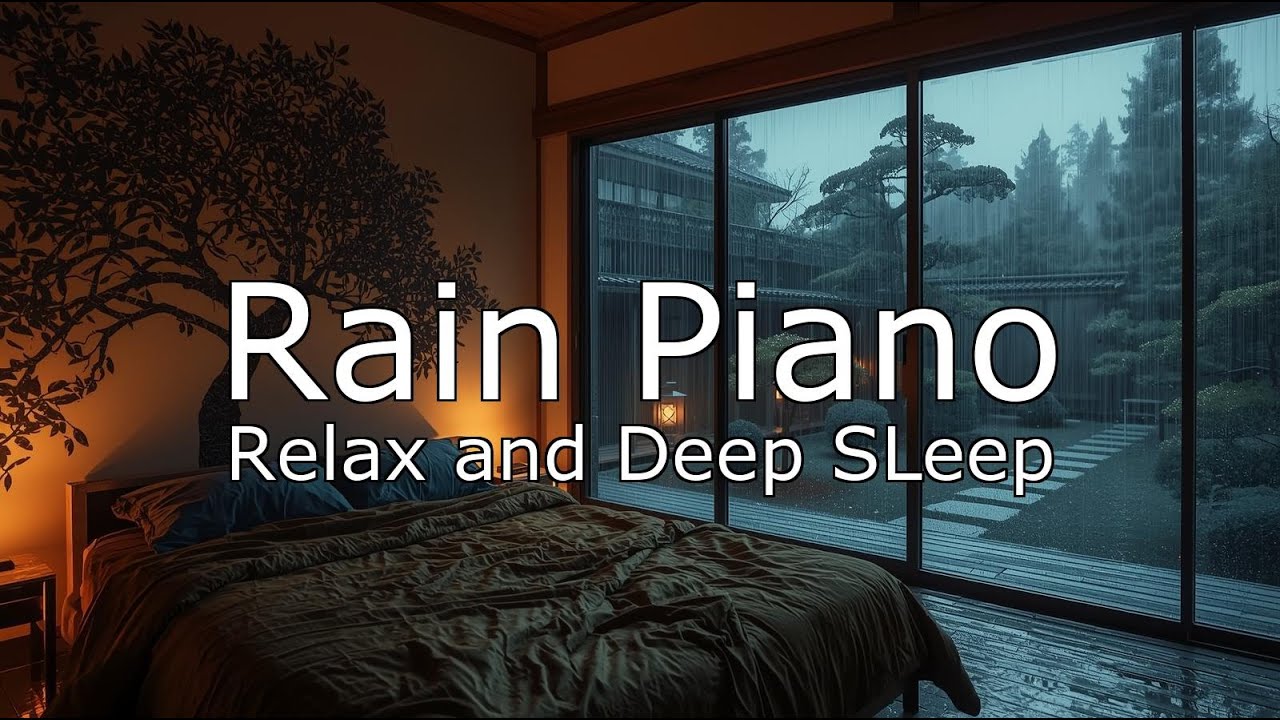 Relaxing Music for Emotional Calm 🌸 Stress Reduction, Deep Sleep, Peaceful Thoughts, Rain Sound