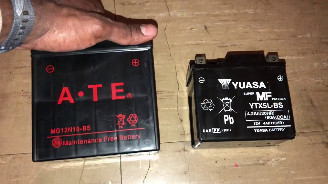 American Lifan Lycan 250cc EFI Cruiser Motorcycle vs Yamaha Virago XVS250: Battery Comparison