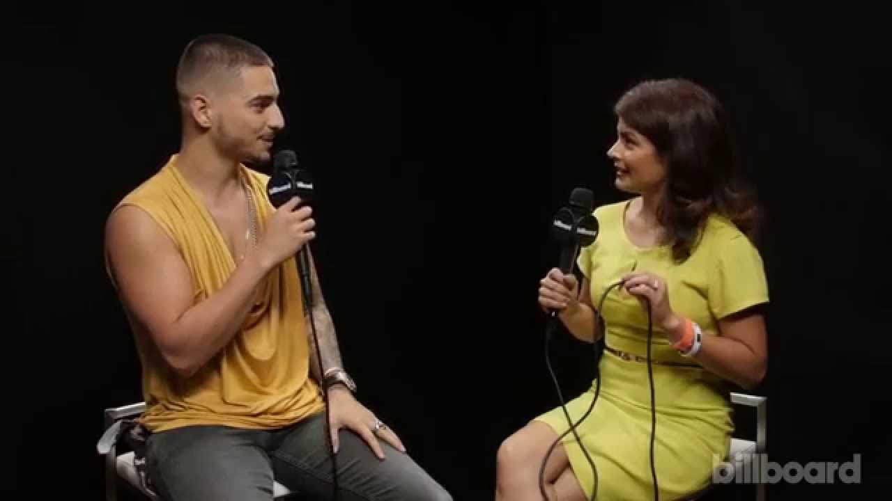 Maluma Backstage at the 2015 Latin AMAs
