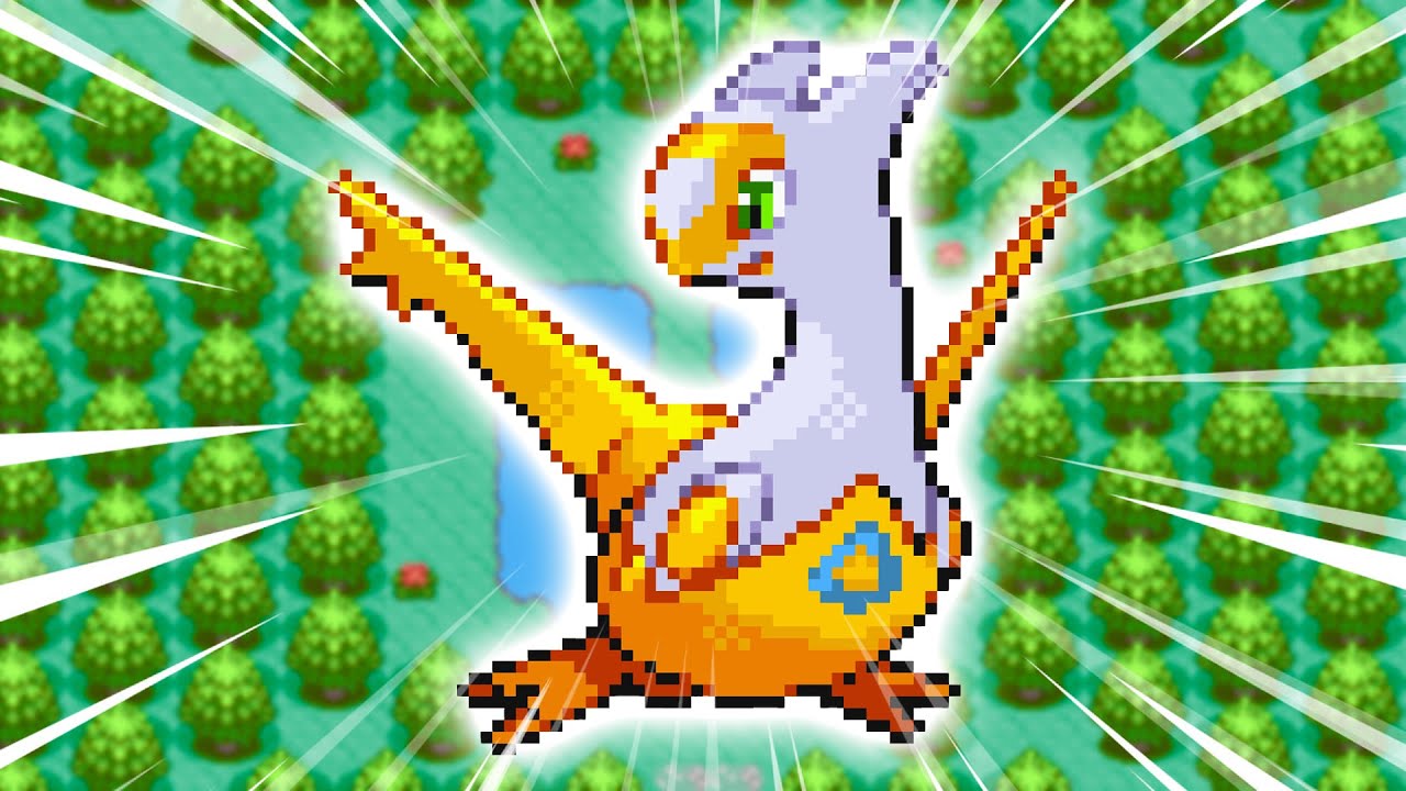 Shiny Latias after 3,116 SRs in Pokemon Ruby!